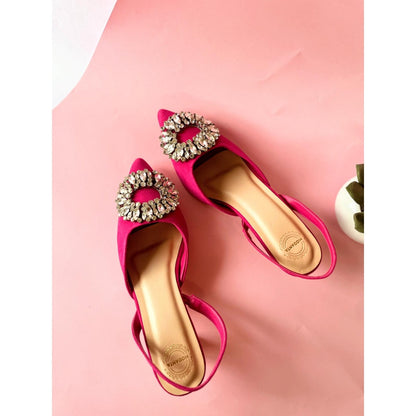 Modanta Hot Pink Sandal Heels