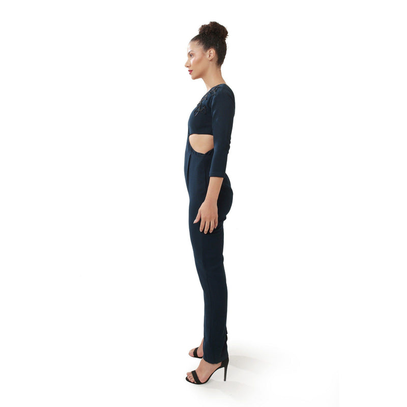 MODO CALDO Navy Blue Deep Echo Jumpsuit