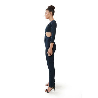 MODO CALDO Navy Blue Deep Echo Jumpsuit