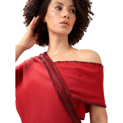 MODO CALDO Red Vertex Jumpsuit