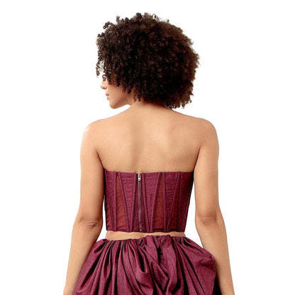 MODO CALDO Purple Harmony Corset Top