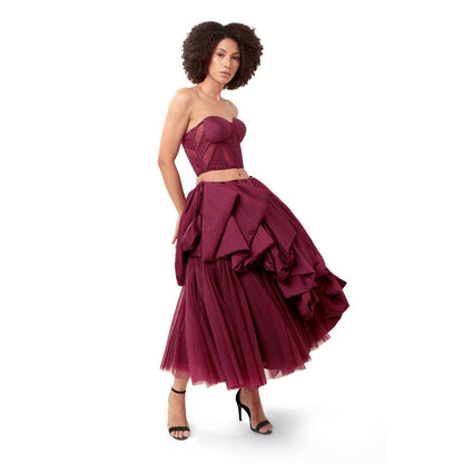 MODO CALDO Purple Attraction Corset Top