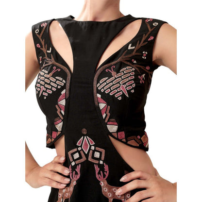 MODO CALDO Black Confident Cut Dress