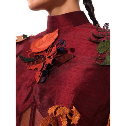 MODO CALDO Red Crimson Dusk Dress