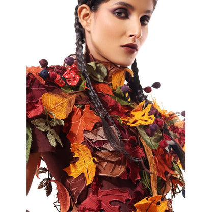 MODO CALDO Natures Carpet Multi-Color Dress