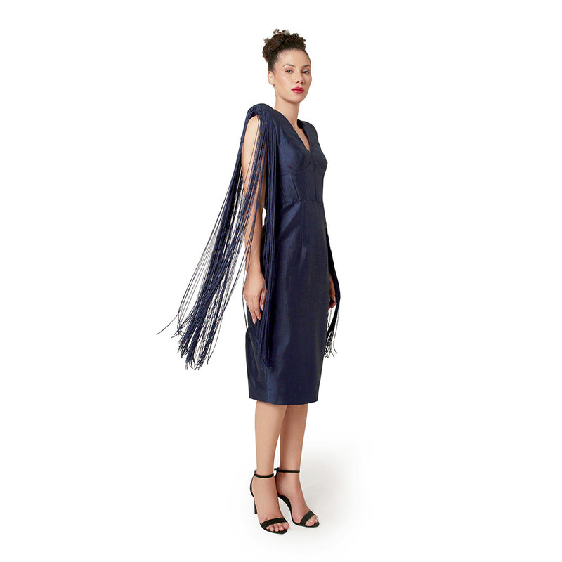 MODO CALDO Navy Blue Starless Sea Dress