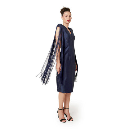MODO CALDO Navy Blue Starless Sea Dress