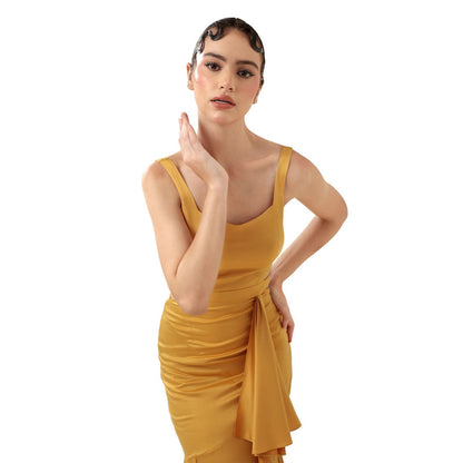 MODO CALDO Yellow Sunkissed Meadow Dress