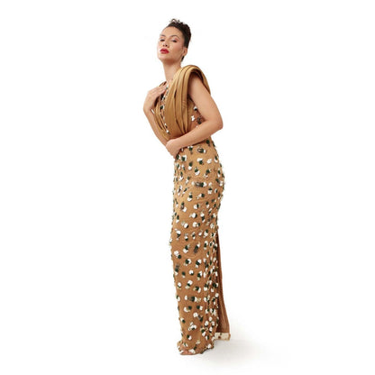 MODO CALDO Womens Brown Gown