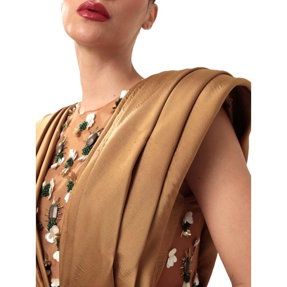 MODO CALDO Womens Brown Gown