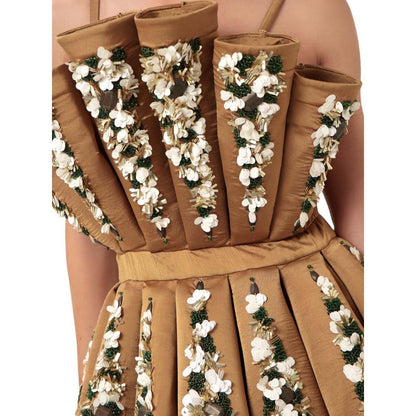 MODO CALDO Womens Brown Dress
