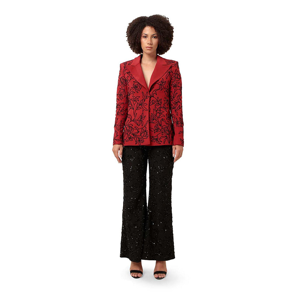 MODO CALDO Womens Embroidered Multi-Color Co-Ord Set