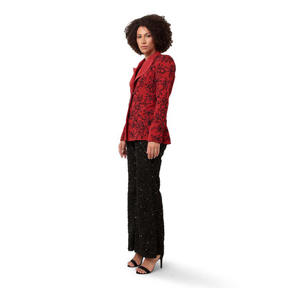MODO CALDO Womens Embroidered Multi-Color Co-Ord Set