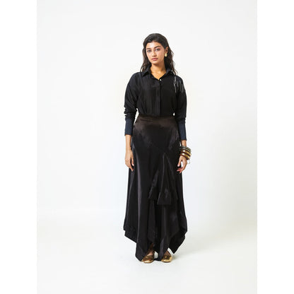Moment Bombay Black Going Out Skirt