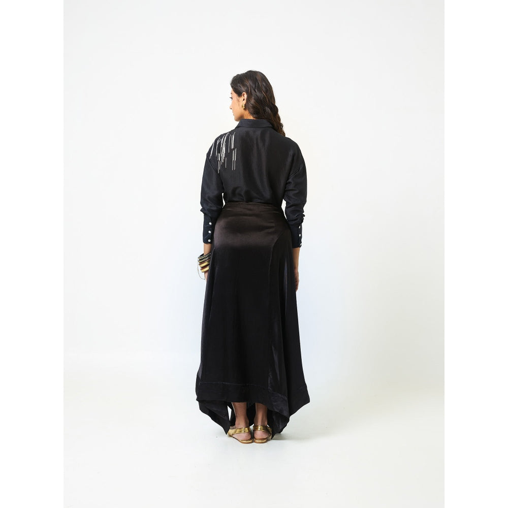 Moment Bombay Black Going Out Skirt