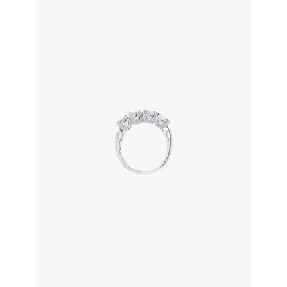 Mon Tresor White 4 Diamond Row Band