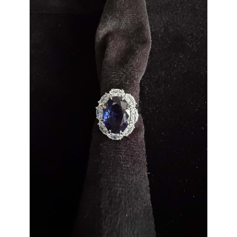 Mon Tresor Blue Sapphire Dream Cocktail Ring
