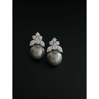 Mon Tresor Marquis Top With Grey Pearl Drop