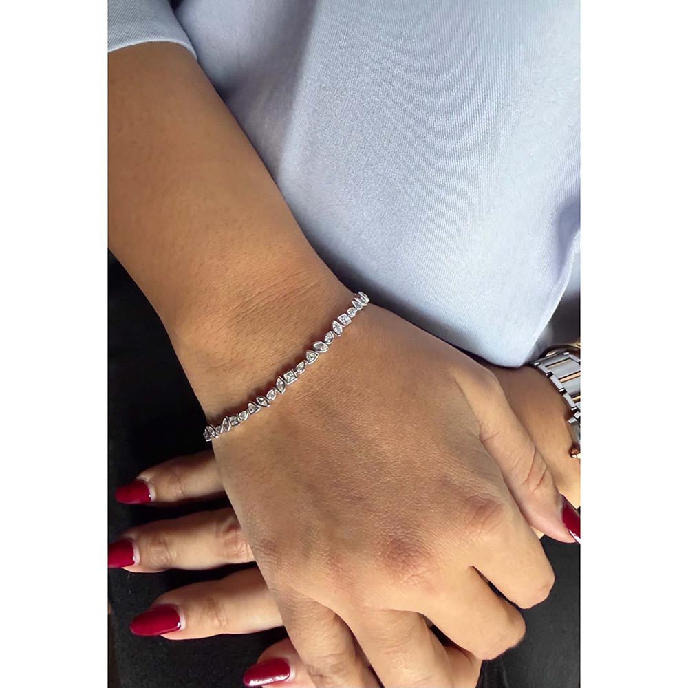 Mon Tresor Silver Assorted Nova Bezel Bracelet