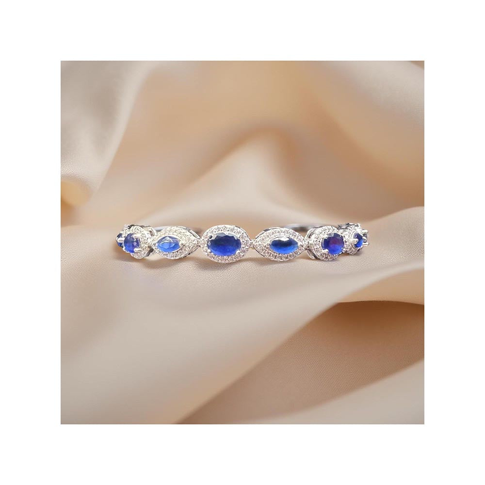 Mon Tresor Oval And Marquis Blue With Halo