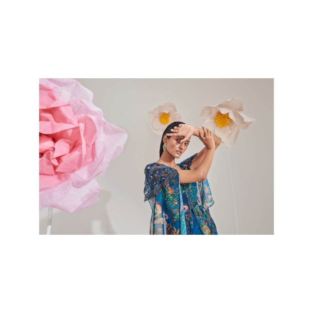 Muskan Aggarwal Keya Embellished Printed Co-Ord (Set of 2)