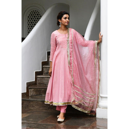 Myaara Gulab Anarkali Set (Set of 3)