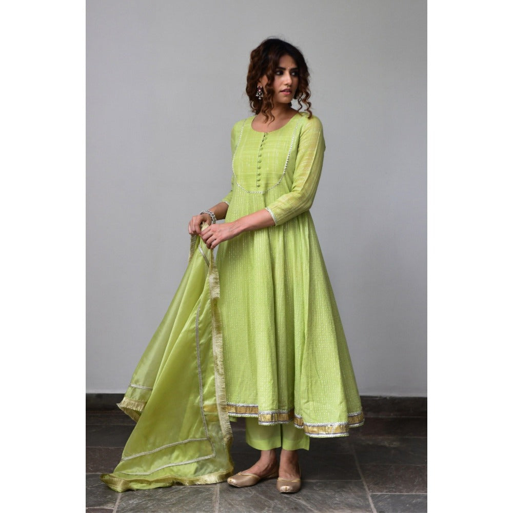 Myaara Saavan Anarkali Set (Set of 3)