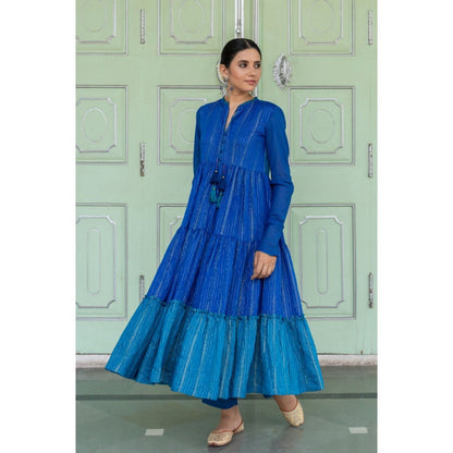 Myaara Bunphool Anarkali Set (Set of 3)