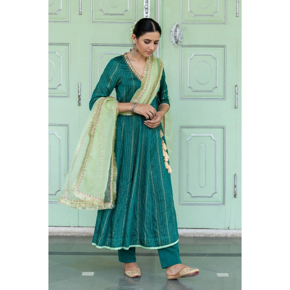 Myaara Ashlesha Anarkali Set (Set of 3)