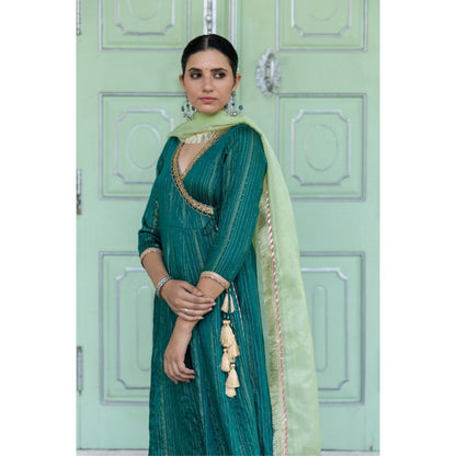 Myaara Ashlesha Anarkali Set (Set of 3)