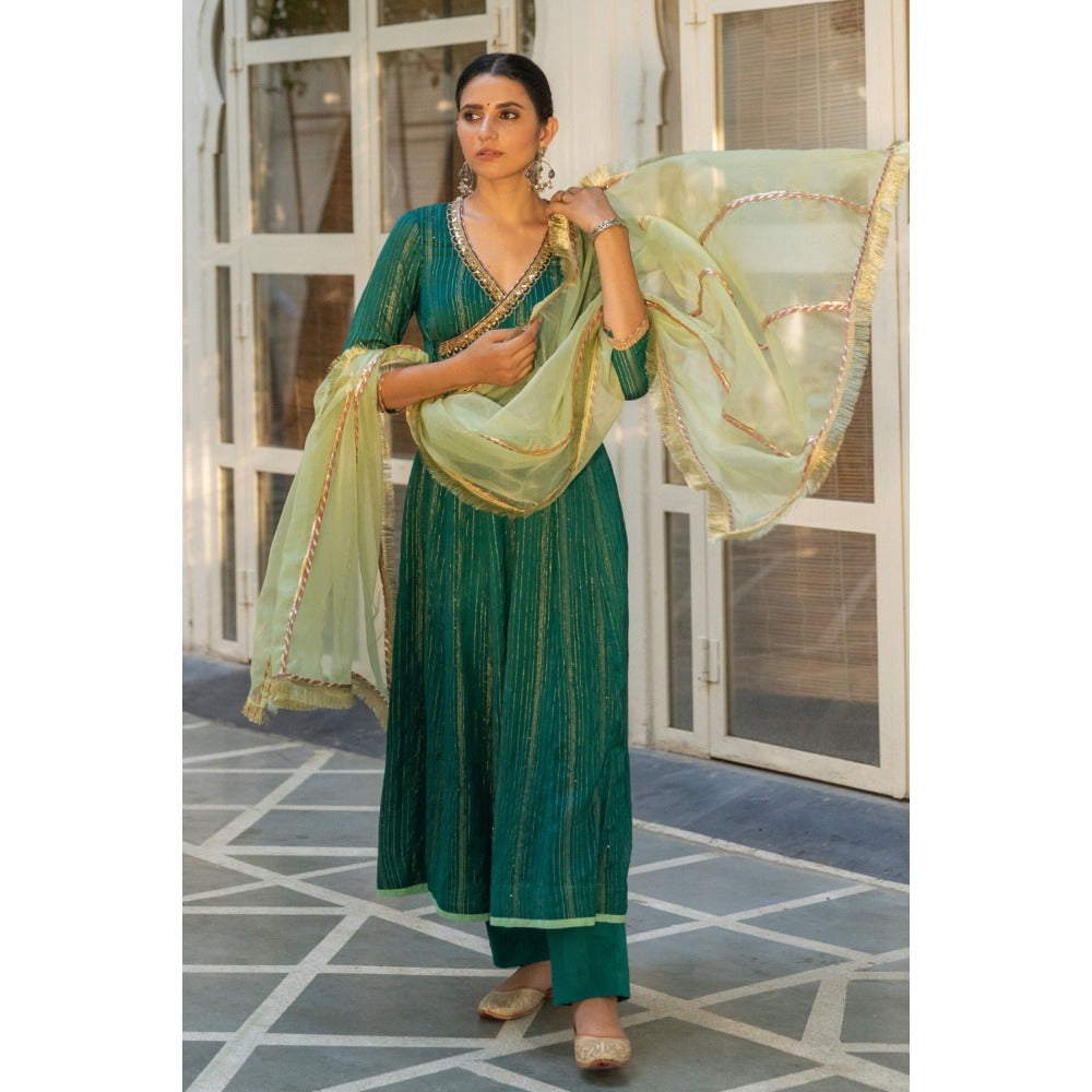 Myaara Ashlesha Anarkali Set (Set of 3)