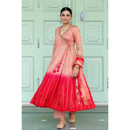 Myaara Champa Anarkali Set (Set of 3)