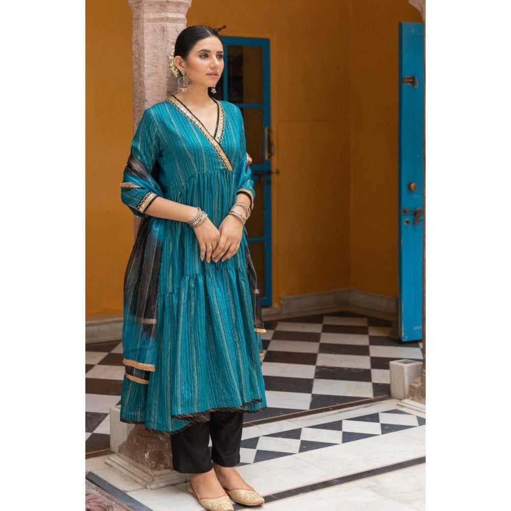 Myaara Megha Anarkali Set (Set of 3)