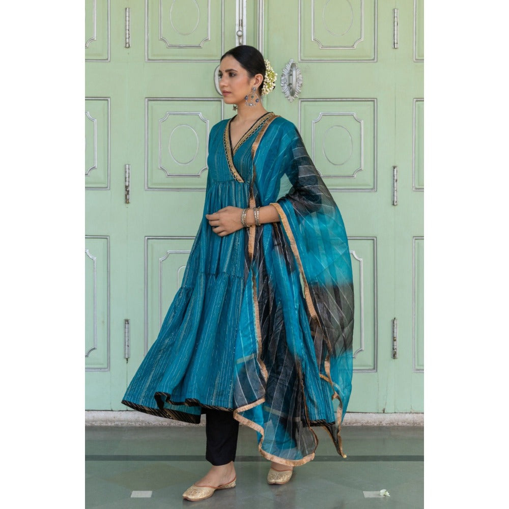 Myaara Megha Anarkali Set (Set of 3)