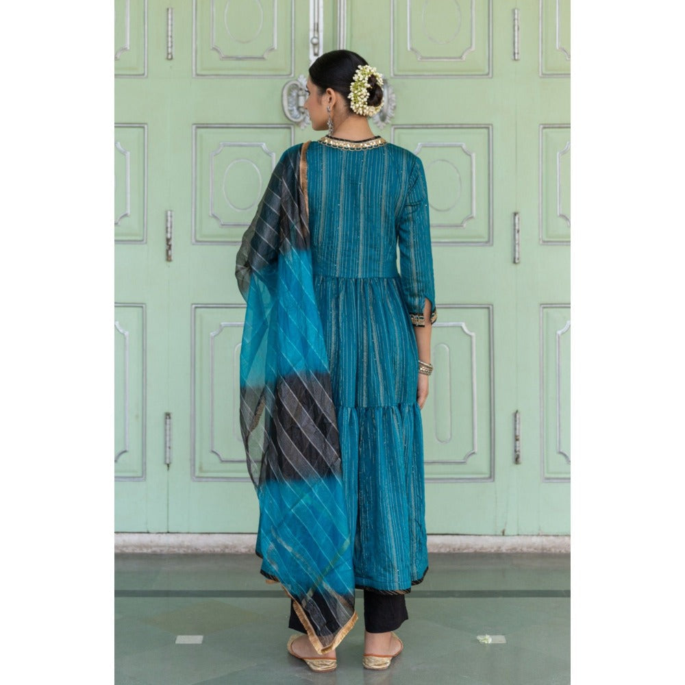 Myaara Megha Anarkali Set (Set of 3)