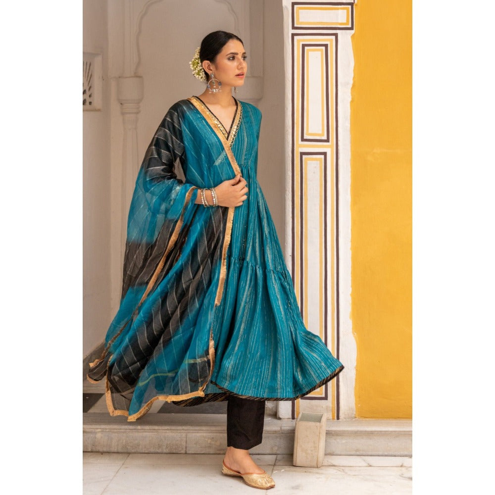 Myaara Megha Anarkali Set (Set of 3)