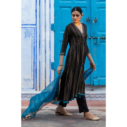 Myaara Raatraani Anarkali Set (Set of 3)