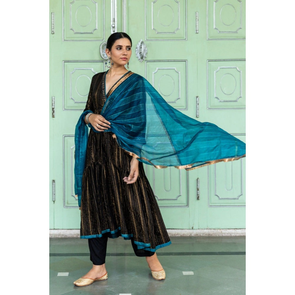 Myaara Raatraani Anarkali Set (Set of 3)