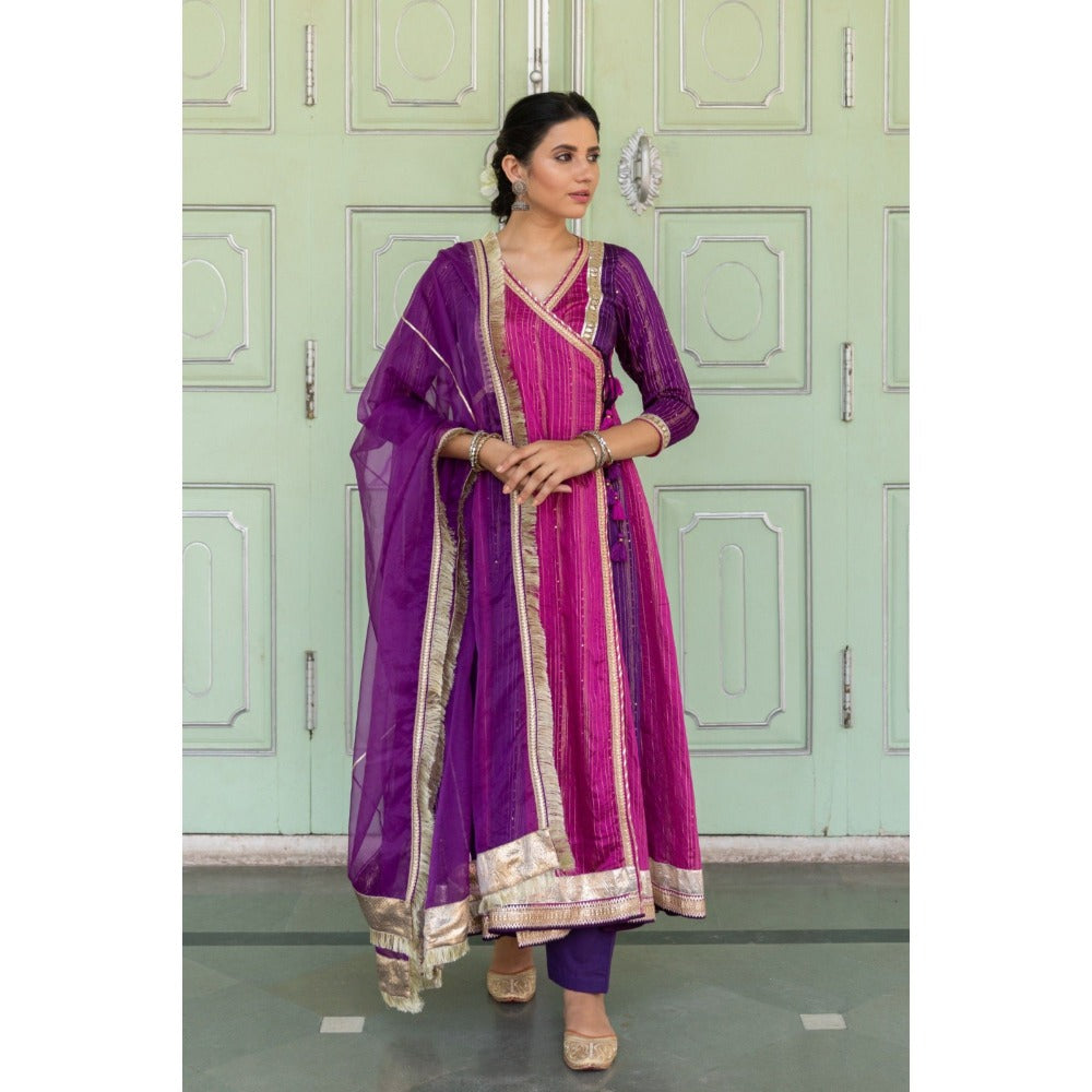 Myaara Chandaa Anarkali Set (Set of 3)
