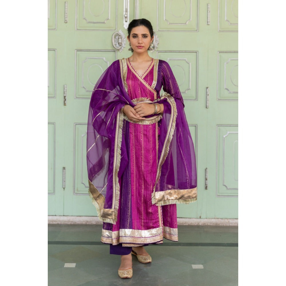 Myaara Chandaa Anarkali Set (Set of 3)