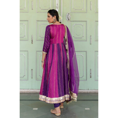 Myaara Chandaa Anarkali Set (Set of 3)