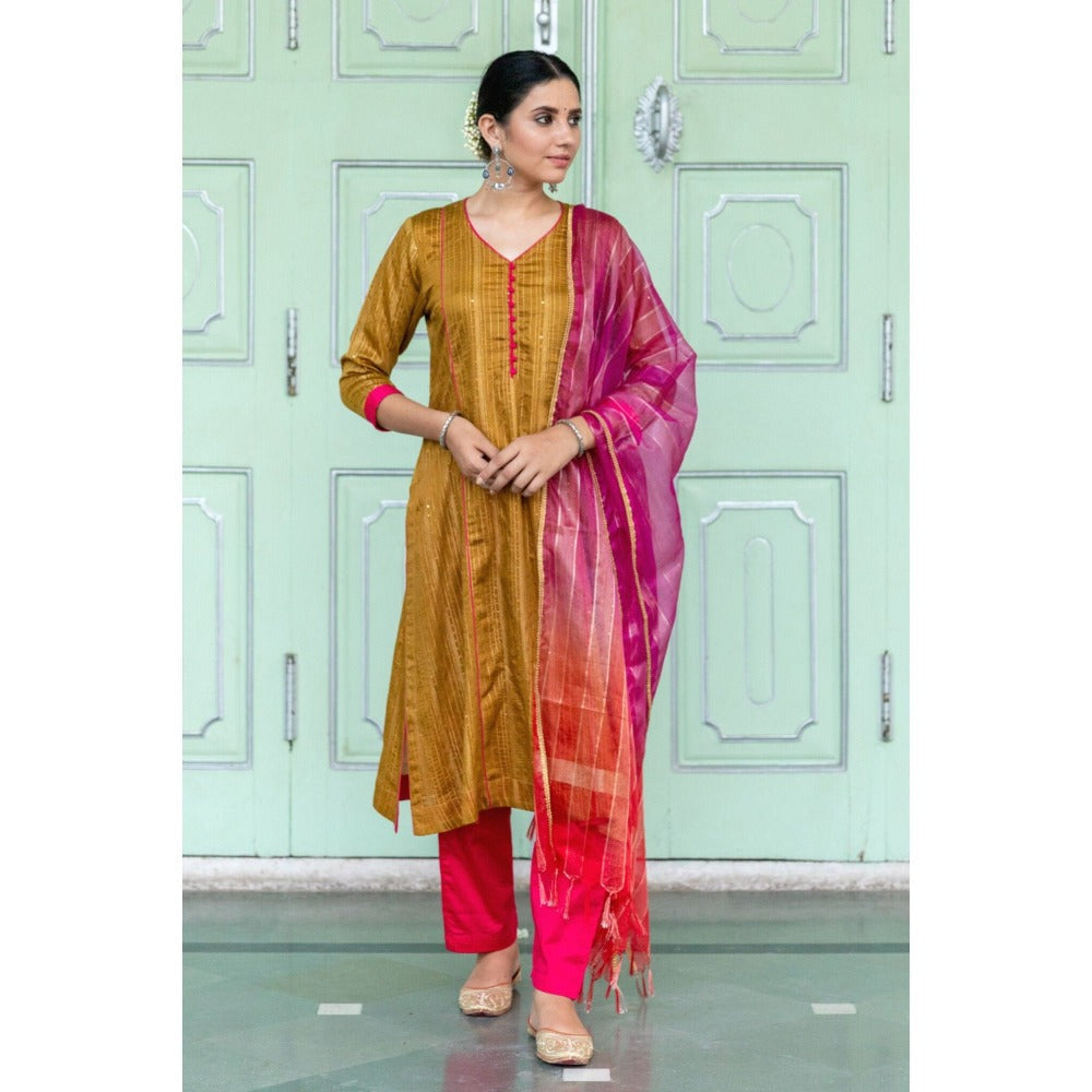 Myaara Mandakini Kurta Set (Set of 3)