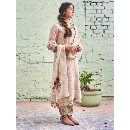 NAAZ BY NOOR Jamun Ki Tokri Sunheri Kurta Set - (Set of 3)