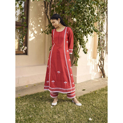 Naaz By Noor Kikli Embroidered Anarkali with Pant and Dupatta (Set of 3)