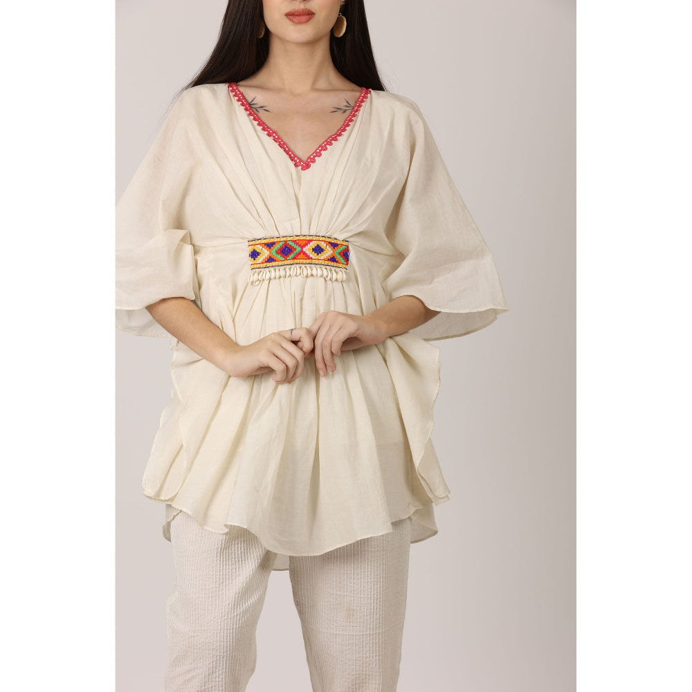 NAMAH BY PARUL MONGIA Ivory Co-Ord (Set of 2)