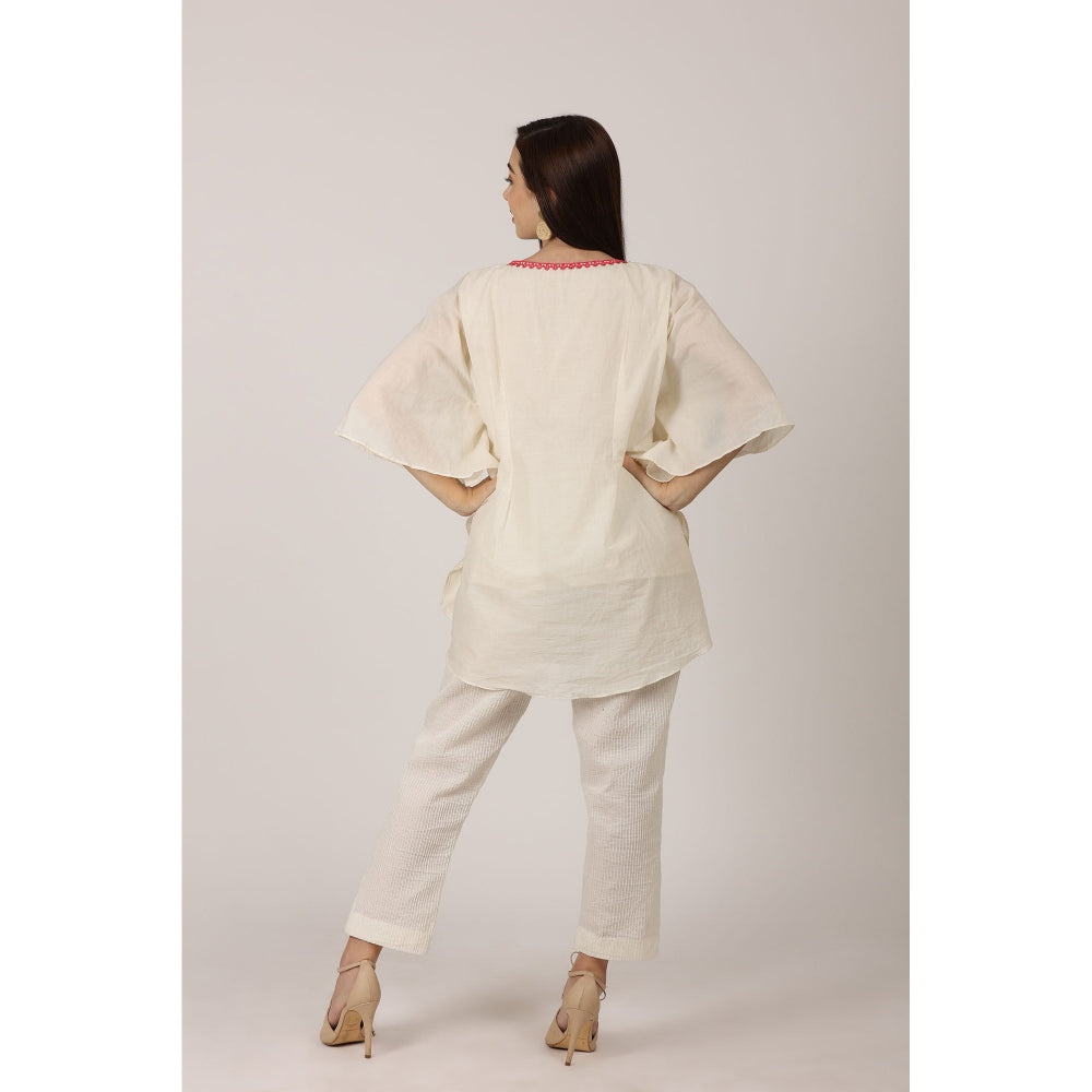 NAMAH BY PARUL MONGIA Ivory Co-Ord (Set of 2)