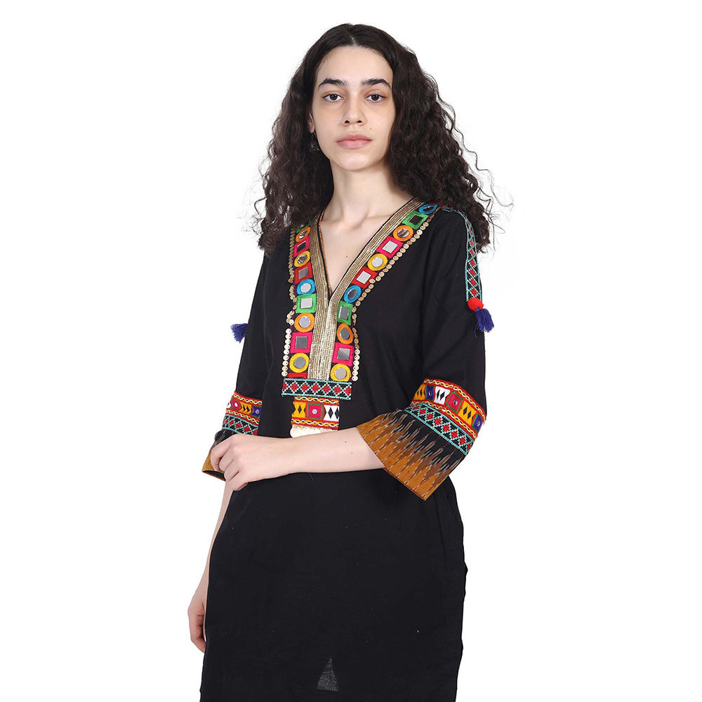 NAMAH BY PARUL MONGIA Banjara Black Co-Ord (Set of 2)
