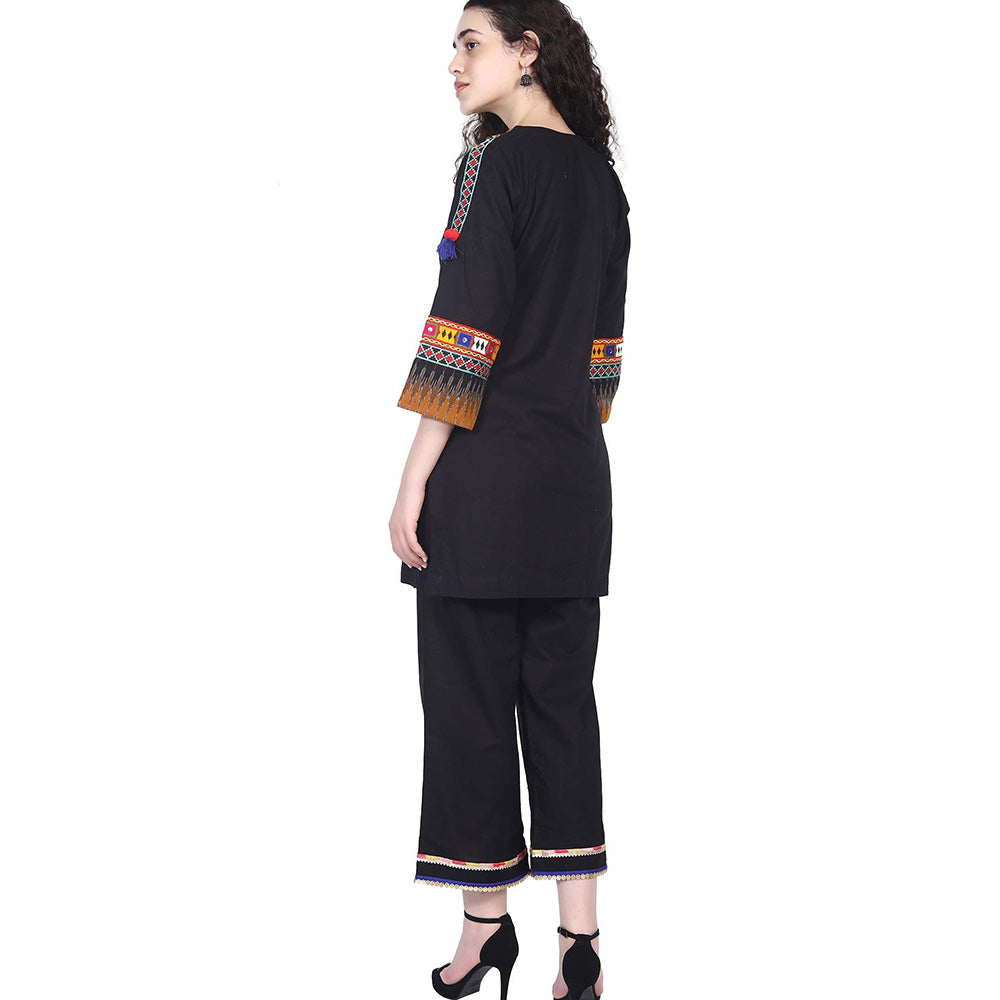 NAMAH BY PARUL MONGIA Banjara Black Co-Ord (Set of 2)