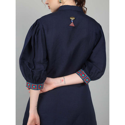 NAMAH BY PARUL MONGIA Midnight Evil Eye Co-Ord (Set of 2)