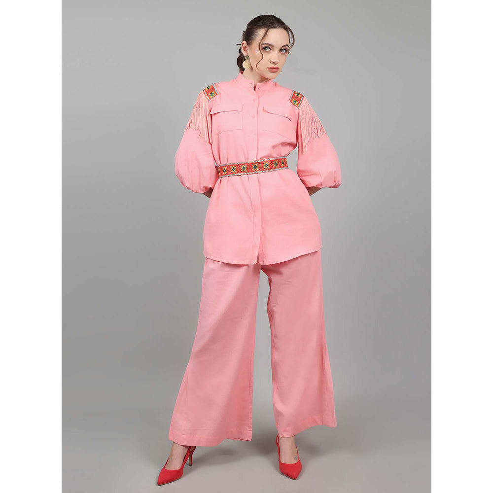 NAMAH BY PARUL MONGIA Bubble-Gum Safari Co-Ord (Set of 3)